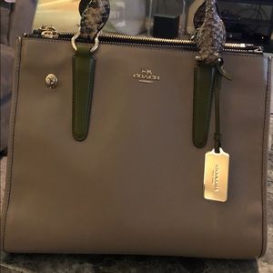 Coach Leather Color Block